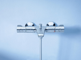 Душевая система GROHE New Tempesta 200 с термостатом для ванны, хром (NB0032-1)