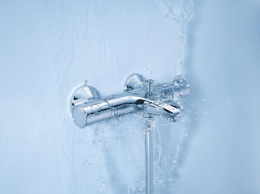 Душевая система GROHE New Tempesta 200 с термостатом для ванны, хром (NB0032-1)