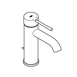 Смеситель для раковины GROHE Essence с донным клапаном, S-size, хром (23589001)