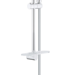 Душевой гарнитур GROHE Tempesta Cosmopolitan 100 с мыльницей, 1 режим струи, душевая штанга 600 мм, 7 л/мин, хром (26083002)