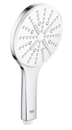 Ручной душ GROHE Rainshower SmartActive 130, 9,5 л/мин, 3 режима, белая луна (26574LS0)