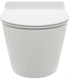 Унитаз AQUAme подвесной с сиденьем с микролифтом, белый AQM2002