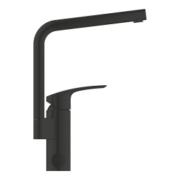 Смеситель для кухни GROHE Eurosmart с запорным клапаном, матовый чёрный (317872431)