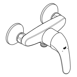 Смеситель для душа GROHE Euroeco, хром (32740000)