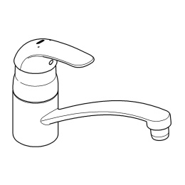 Смеситель для кухни GROHE Euroeco, хром (32750000)