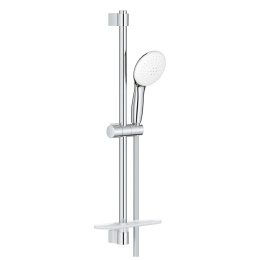 Душевой гарнитур GROHE Tempesta 110 с мыльницей, 2 режима струи, душевая штанга 600 мм, 13,5 л/мин, хром (27926003)