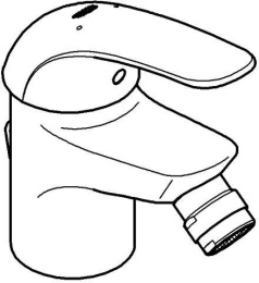 Смеситель для биде GROHE Euroeco, S-size, хром (32882000)