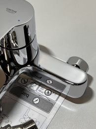 Смеситель для ванны GROHE BauEdge, хром (23334000/U1A), уцененный товар