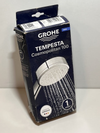 Ручной душ GROHE Tempesta Cosmopolitan 100, 1 режим, хром (26082002/UB), уцененный товар