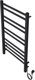 Полотенцесушитель электрический Aquatek Поларис П10 500x900, черный муар AQ EL KO1090BL