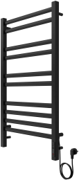 Полотенцесушитель электрический Aquatek Поларис П10 500x900, черный муар AQ EL KO1090BL