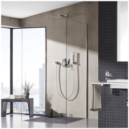 Верхний душ GROHE Rainshower Allure 230 с кронштейном, 9,5 л/мин, 1 режим, 286 мм, хром (26064000)