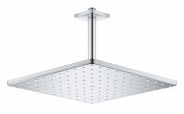 Верхний душ с потолочным душевым кронштейном 142 мм, 1 режим струи, GROHE Rainshower Mono 310 Cube, хром, (26565000)