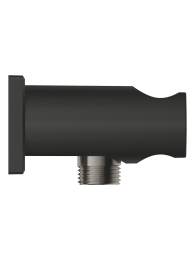 Подключение для душевого шланга GROHE Rainshower с держателем ручного душа, матовый черный (266592430)