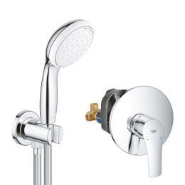 Смеситель для душа GROHE Eurosmart в комплекте с монтажной частью, хром (33556003)