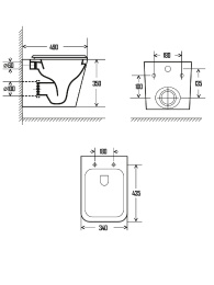 Комплект инсталляции GROHE 38811KF0-B/S с унитазом AQUAme AQM2004 и сиденьем с микролифтом (NW0174/S)