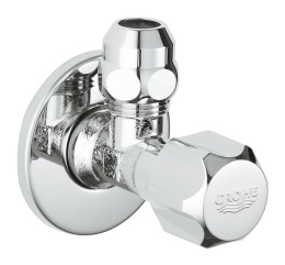 Угловой вентиль GROHE 1/2"-3/8" для подключения смесителей, хром (2201700M)