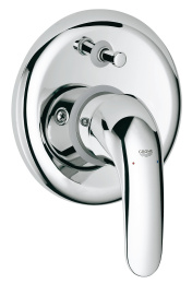 Смеситель для ванны GROHE Euroeco в комплекте с монтажной , хром (32747000)