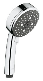 Ручной душ GROHE Vitalio Comfort 100, 4 режима, хром/черный (26094000)