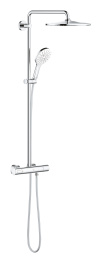 Душевая система GROHE Rainshower SmartActive 310 с термостатом для душа, белая луна (26647LS0)