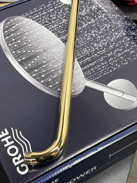 Душевая система GROHE Essence со смесителем для душа, холодный рассвет глянец (25287GL0/U), уцененный товар