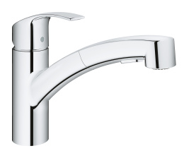 Смеситель для кухни GROHE Eurosmart с вытяжным душем, хром (30305000)