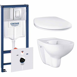 Готовый набор для туалета GROHE Bau Ceramic с комплектом инсталляции (NW0007)