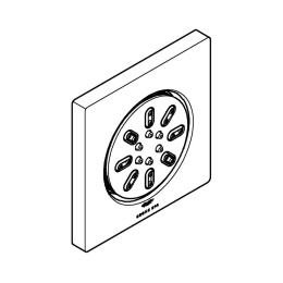 Боковой душ GROHE Rainshower SmartActive 75, 3,3 л/мин, 2 режима, хром (26802000)