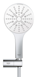 Душевой набор GROHE Rainshower SmartActive 130, 3 режима, 1500 мм, 9,5 л/мин, белая луна (26580LS0)