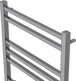 Полотенцесушитель электрический Aquatek Альтаир П7 500x700, хром AQ EL KP0770CH