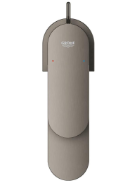 Смеситель для раковины GROHE Plus с донным клапаном, S-Size, темный графит матовый (32612AL4)