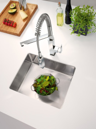Смеситель для кухни GROHE Eurocube, суперсталь (31395DC0)