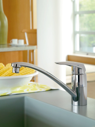 Смеситель для кухни GROHE Eurodisc, хром (33770001)