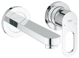 Смеситель для раковины GROHE BauLoop в комплекте с монтажной частью, хром (20289000)