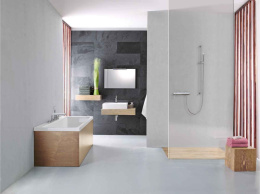 Душевой гарнитур GROHE SPA Grandera Stick, 1 режим струи, душевая штанга 900 мм, 7,6 л/мин, хром (26038000)