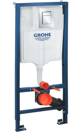 Комплект инсталляции GROHE Rapid SL 38775001 с унитазом Aqueduto OVO OVOT2140 и раковиной Aqueduto ESPIRAL ESP0440 (NW0640)