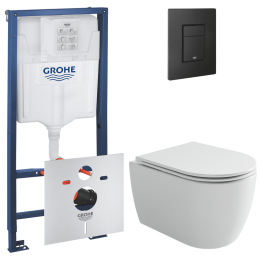 Комплект инсталляции GROHE Solido 3 в 1 с унитазом Ной CN4011T и звукоизоляционным комплектом (NW0803)