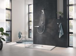 Ручной душ GROHE Rainshower SmartActive 130 Cube, 8,5 л/мин, 3 режима, хром (26582000)