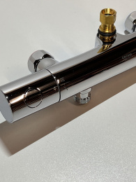 Душевая система GROHE Tempesta Cosmopolitan System 210 с термостатом для душа, хром (27922001/UA), уцененный товар
