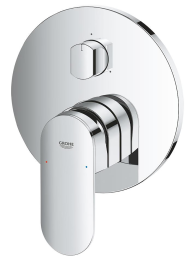 Внешняя часть смесителя для ванны GROHE Plus с переключателем на 3 положения, хром (24093004)
