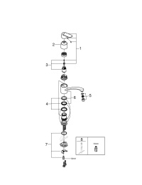 Смеситель для кухни GROHE Eurosmart Cosmopolitan, хром (32842000)