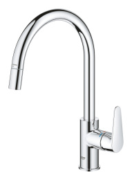 Смеситель для кухни GROHE BauCurve, хром (30547000)