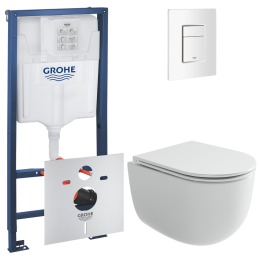 Комплект инсталляции GROHE Rapid SL 3 в 1 с унитазом Вога CN4012T и звукоизоляционным комплектом (NW0840)