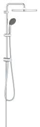Душевая система GROHE Vitalio Start System 250 Cube Flex с переключателем потоков, хром (26698000)