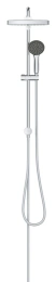 Душевая система GROHE Vitalio Start System 250 Cube Flex с переключателем потоков, хром (26698000)