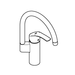 Смеситель для кухни GROHE Eurosmart, хром (33202002)