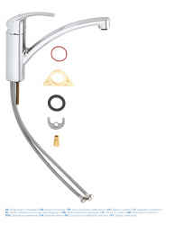 Смеситель для кухни GROHE Eurosmart, хром (33281002)