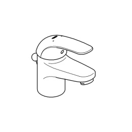 Смеситель для раковины GROHE Euroeco с донным клапаном, S-size, хром (23262000)