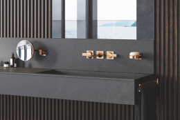 Внешняя часть смесителя для раковины GROHE Allure скрытого монтажа, на 3 отверстия, M-Size, теплый закат матовый (20193DL2)