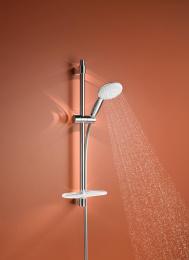 Душевой гарнитур GROHE Tempesta 110 с мыльницей, 3 режима струи, душевая штанга 600 мм, 7,4 л/мин, хром (27600003)